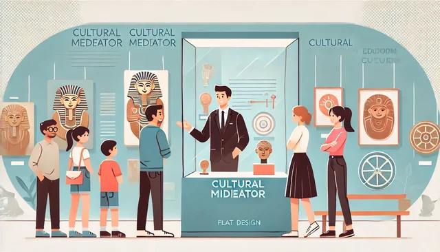 Illustration pour un CV de Médiateur Culturel