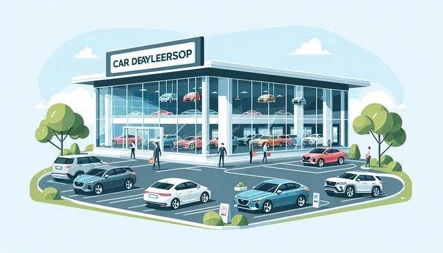 Illustration pour un CV de Concessionnaire automobile