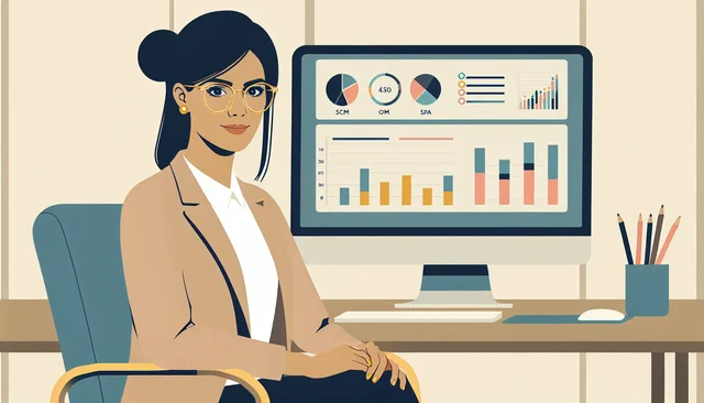 Illustration pour un CV de Consultant CRM