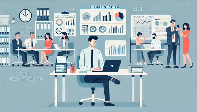 Illustration pour un CV de Cost Controller