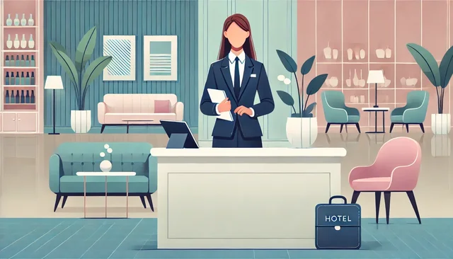 Illustration pour un CV de Concierge