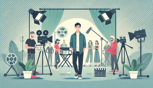 Illustration pour un CV de Figurant