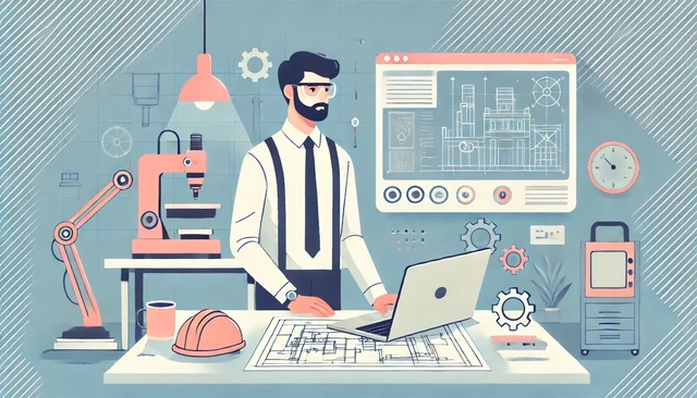 Illustration pour un CV de Ingénieur