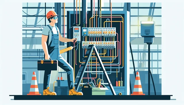 Illustration pour un CV de Electricien de Maintenance