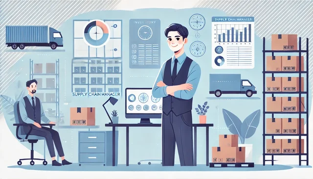 Illustration pour un CV de Responsable approvisionnement