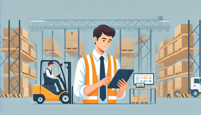 Illustration pour un CV de Gestionnaire de Stock