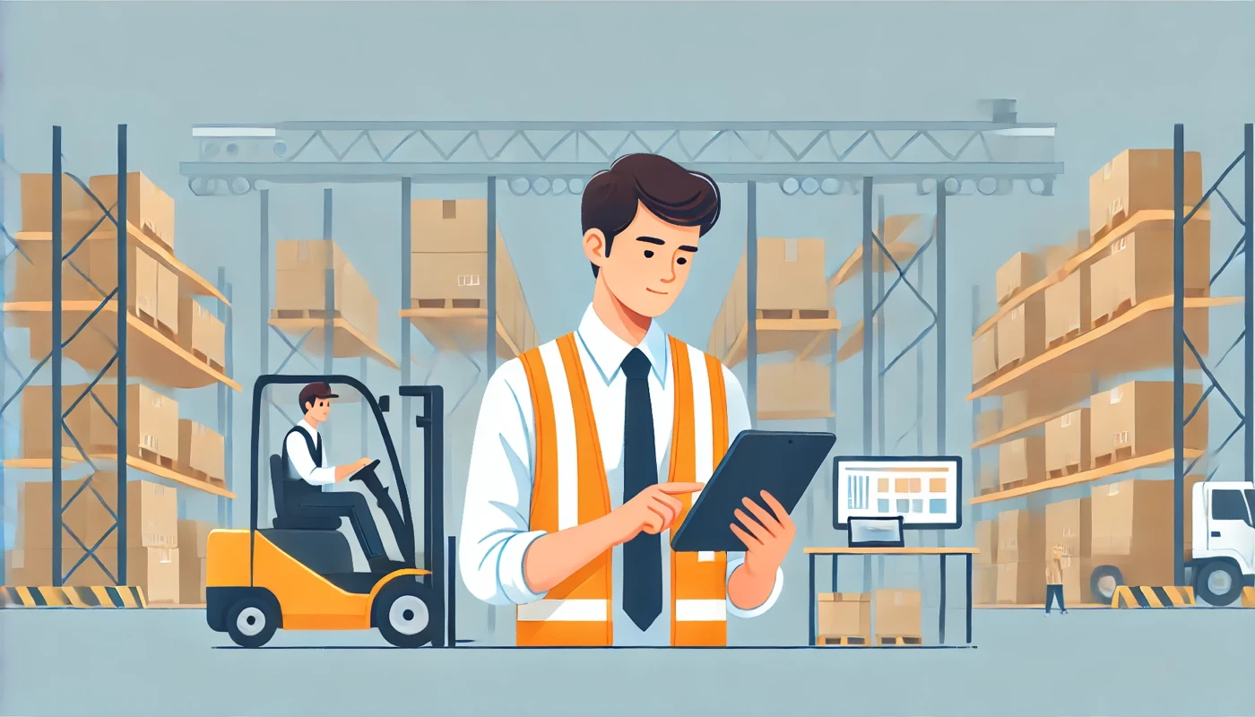 Illustration pour un CV de Gestionnaire de Stock