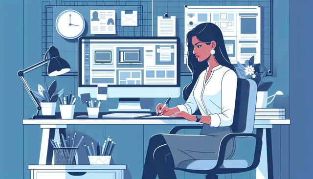 Illustration pour un CV de Chef de Projet Web