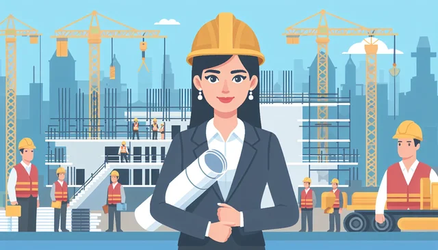 Illustration pour un CV de Conducteur de travaux TCE