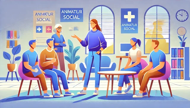 Illustration pour un CV de Animateur social