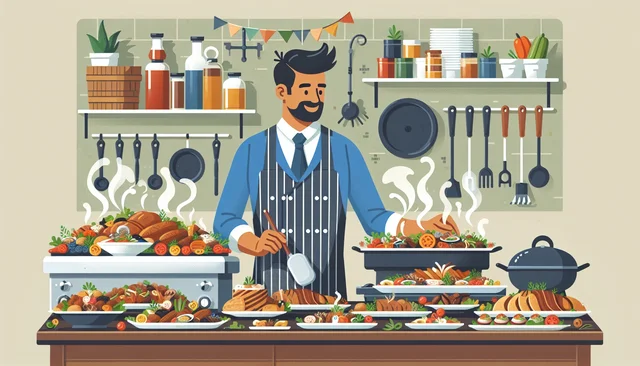 Illustration pour un CV de Traiteur