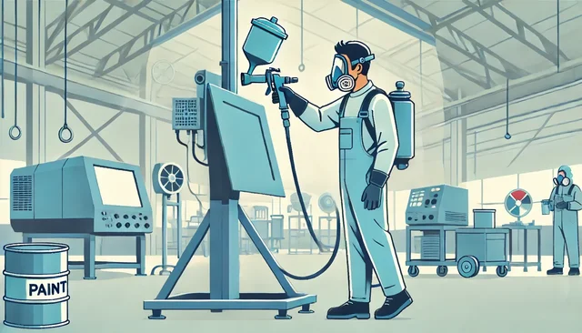 Illustration pour un CV de Peintre Industriel
