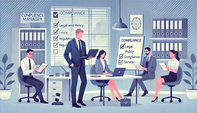Illustration pour un CV de Compliance manager