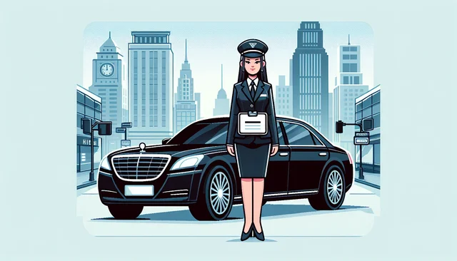 Illustration pour un CV de Chauffeur privé