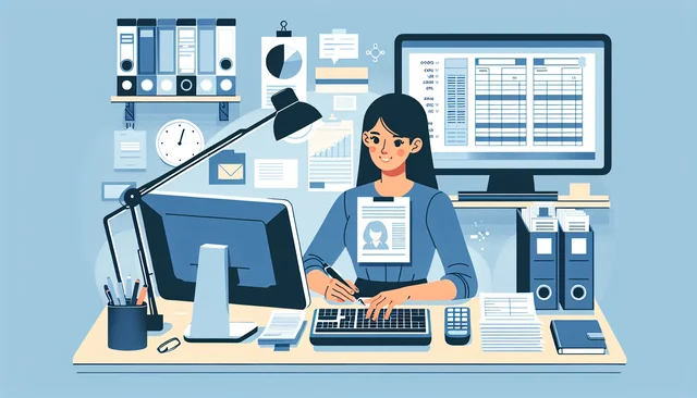 Illustration pour un CV de Assistante ADV