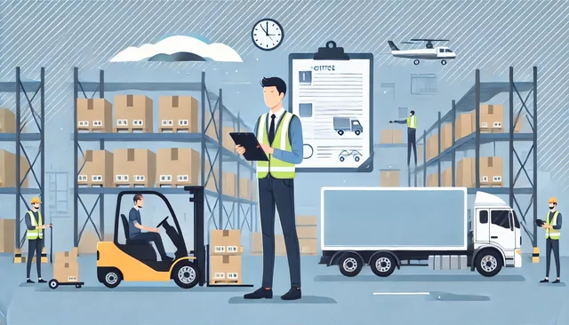 Illustration pour un CV de Responsable Logistique