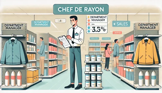 Illustration pour un CV de Chef de Rayon