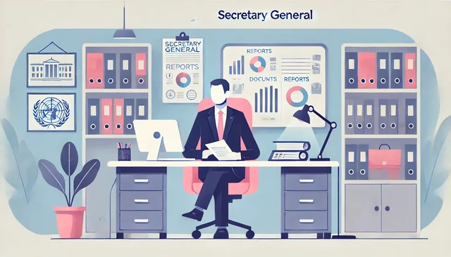 Illustration pour un CV de Secrétaire Général