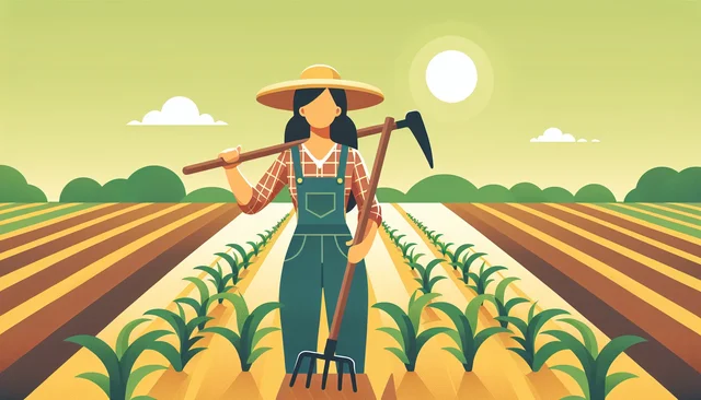 Illustration pour un CV de Ouvrier agricole