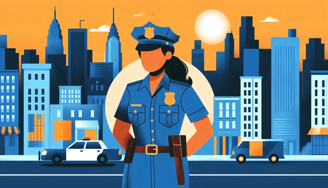 Illustration pour un CV de Gendarme