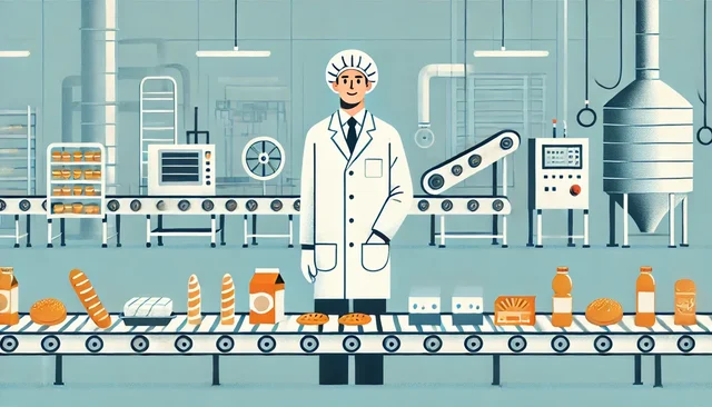 Illustration pour un CV de Agent de production agroalimentaire
