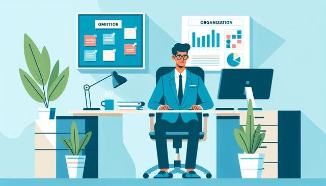 Illustration pour un CV de Consultant en organisation