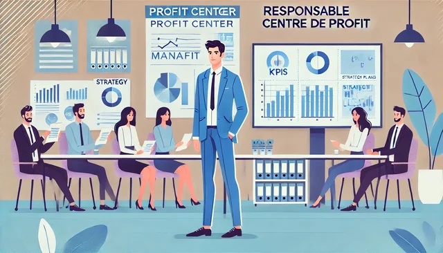 Illustration pour un CV de Responsable centre de profit