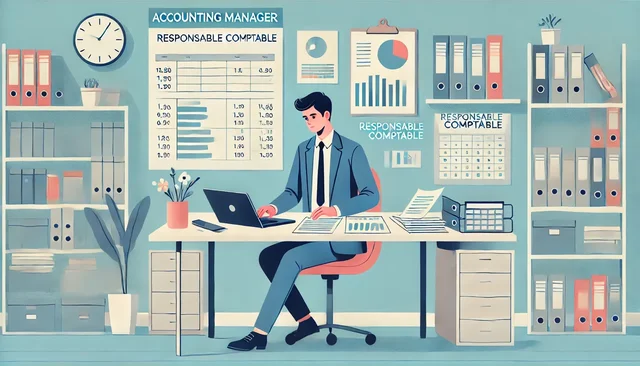Illustration pour un CV de Responsable comptable