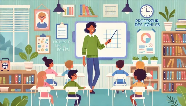 Illustration pour un CV de Professeur des écoles