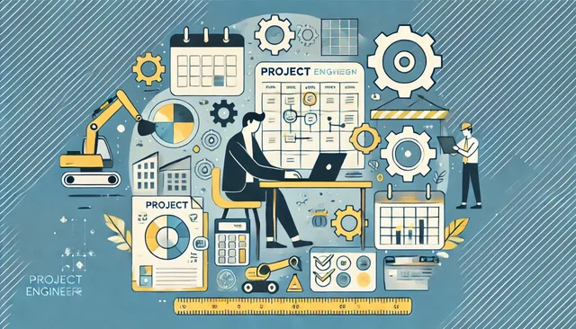 Illustration pour un CV de Ingénieur Projet