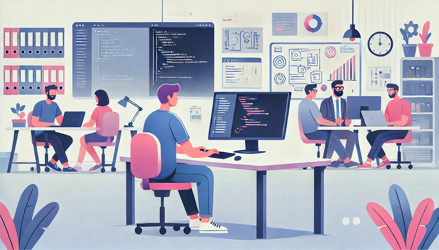 Illustration pour un CV de Ingénieur Développement