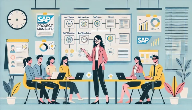 Illustration pour un CV de Chef de Projet SAP