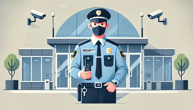 Illustration pour un CV de Agent de sécurité