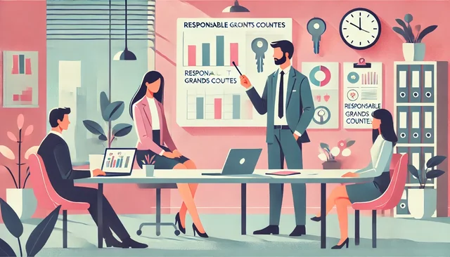 Illustration pour un CV de Responsable grands comptes