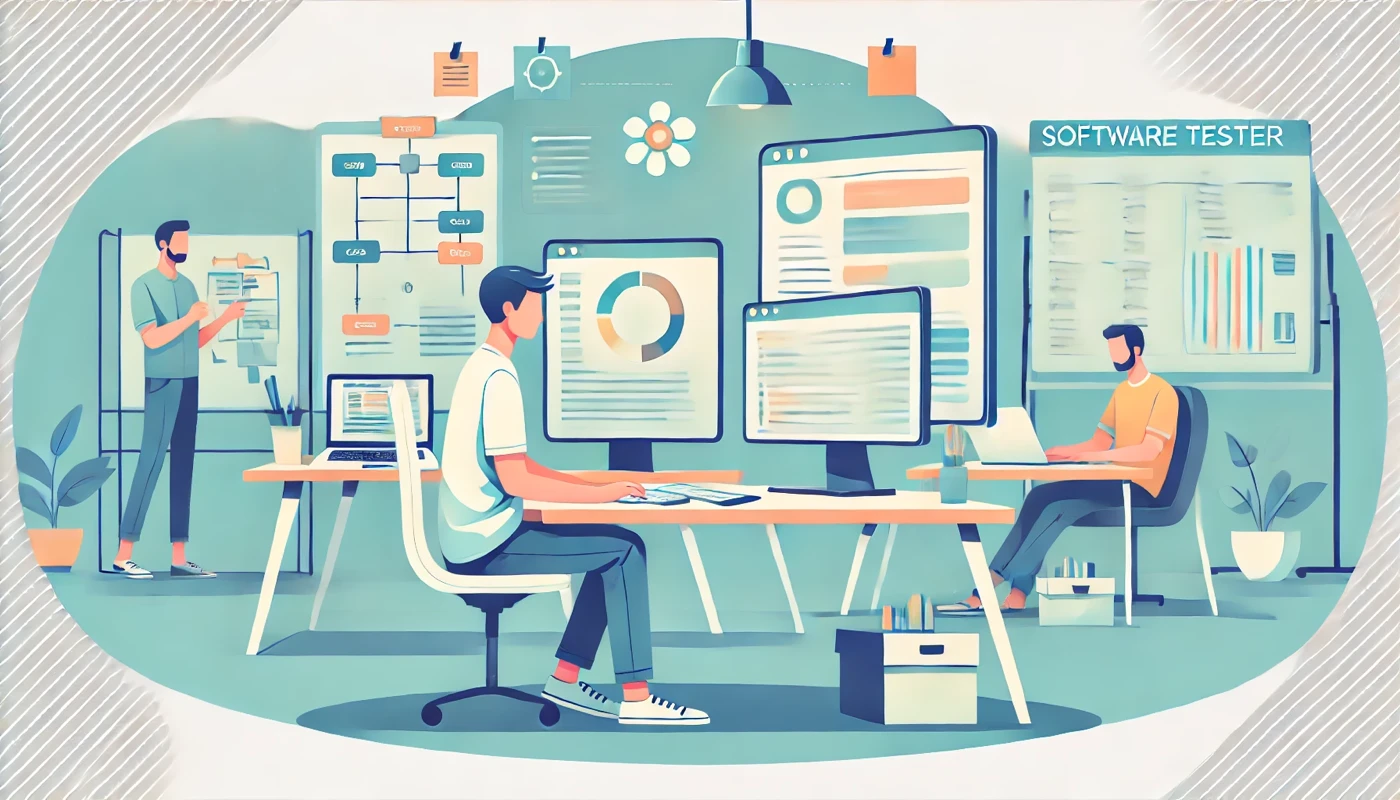 Illustration pour un CV de Testeur logiciel