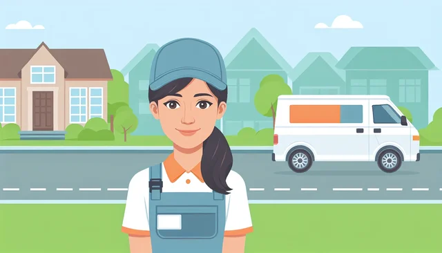 Illustration pour un CV de Chauffeur livreur