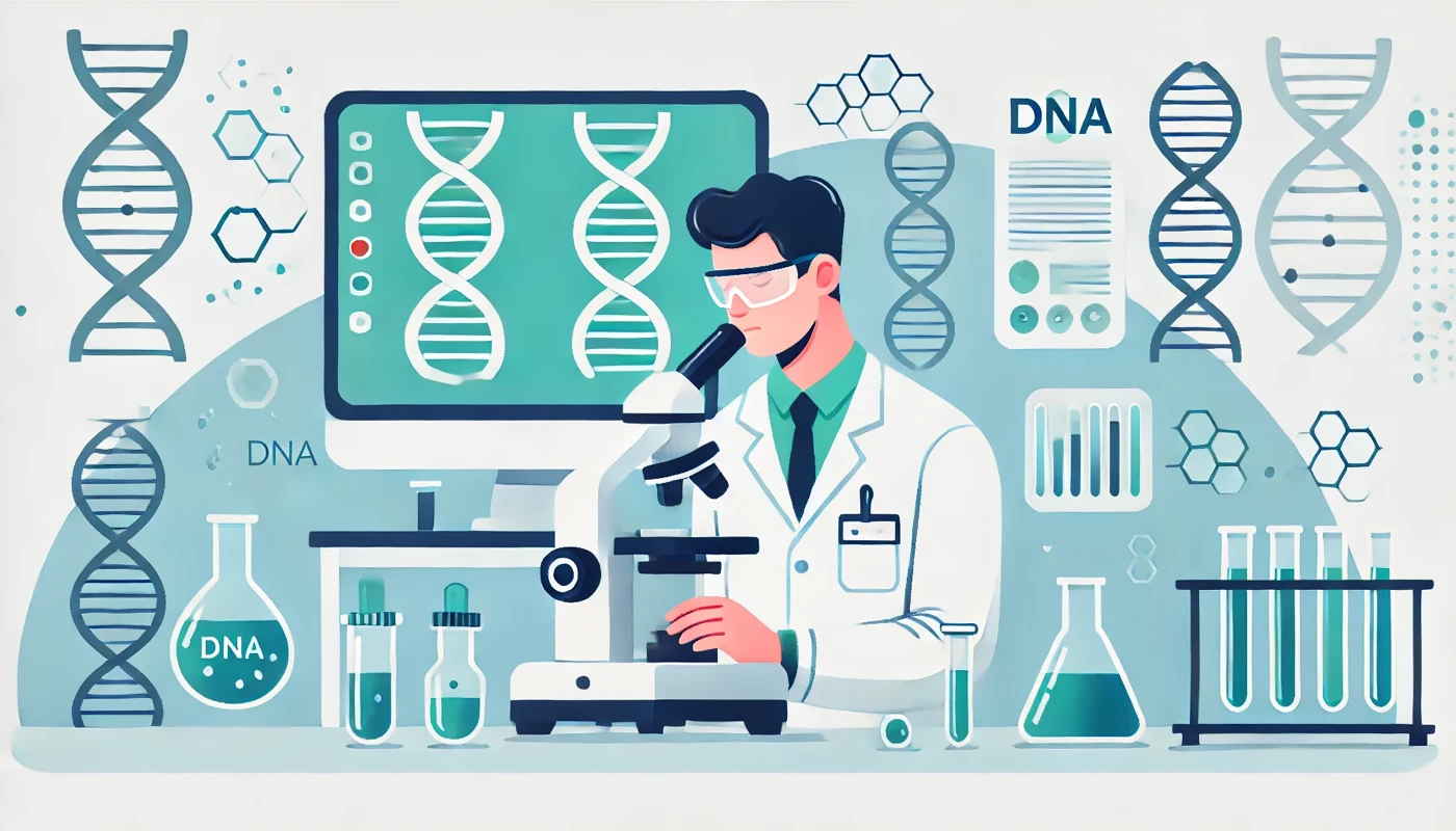 Illustration pour un CV de Biologiste