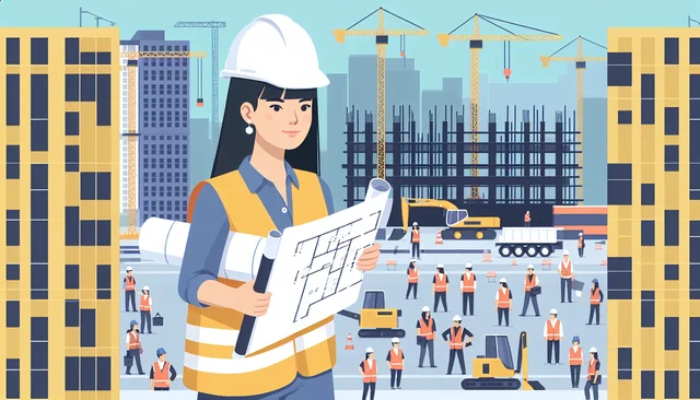 Illustration pour un CV de Chef de chantier travaux publics
