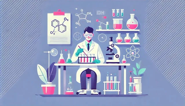Illustration pour un CV de Scientifique