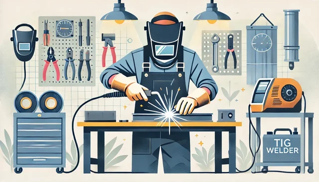 Illustration pour un CV de Soudeur TIG