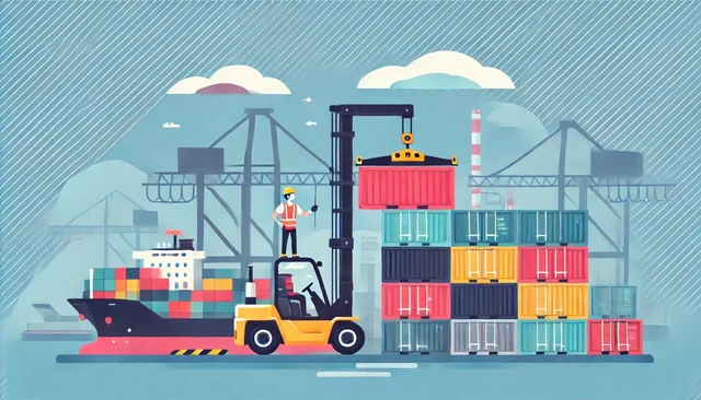 Illustration pour un CV de Docker