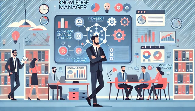Illustration pour un CV de Knowledge Manager