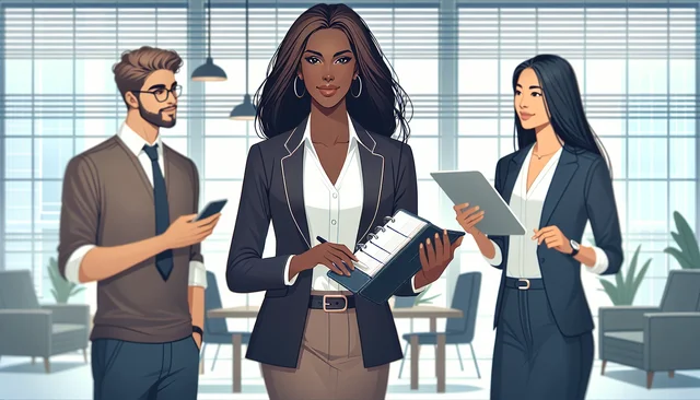Illustration pour un CV de Directeur des ventes