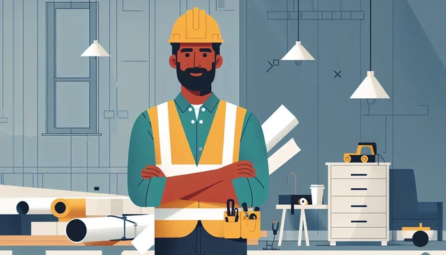 Illustration pour un CV de Conducteur de travaux second oeuvre