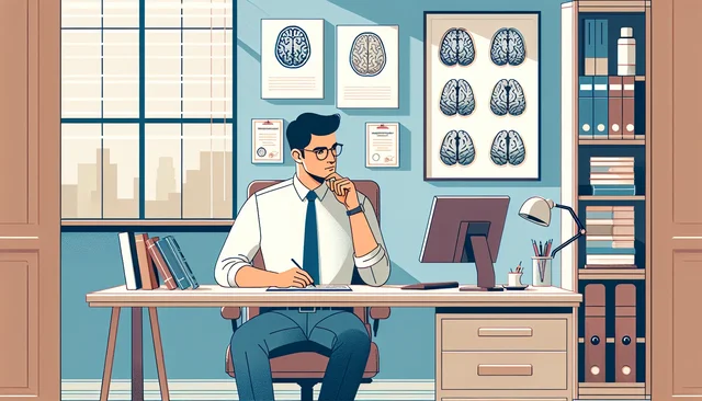 Illustration pour un CV de Neuropsychologue