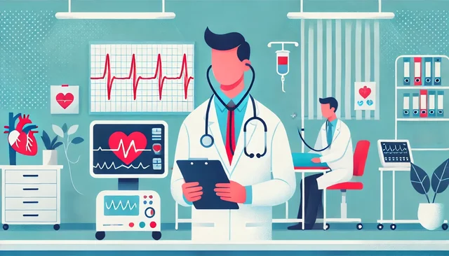 Illustration pour un CV de Cardiologue