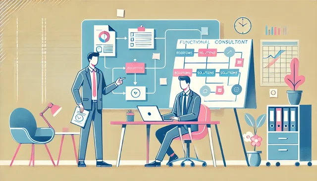 Illustration pour un CV de Consultant Fonctionnel