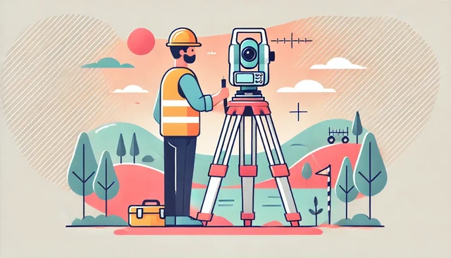Illustration pour un CV de Topographe