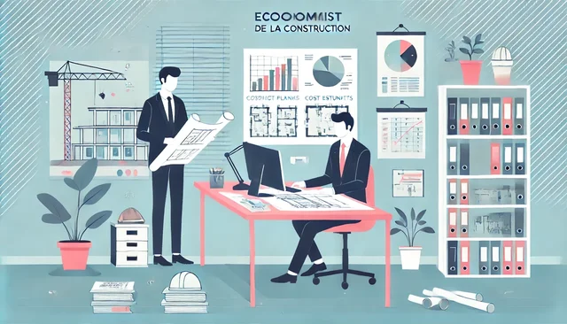 Illustration pour un CV de Economiste de la Construction