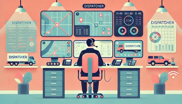 Illustration pour un CV de Dispatcheur